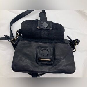 🖤Harbour 2nd Stylish Black Leather Crossbody Bag with Anchor Charm